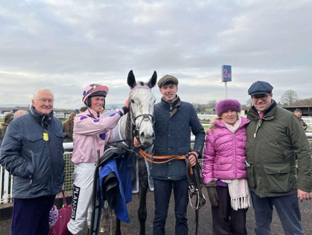 Magical Maggie with owner Mrs Norma Harris